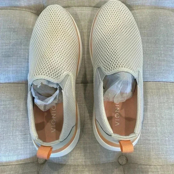 Vionic Women's Vortex Zeta Active Sneakers Cream-Apricot 7.5 Wide - Picture 5 of 6